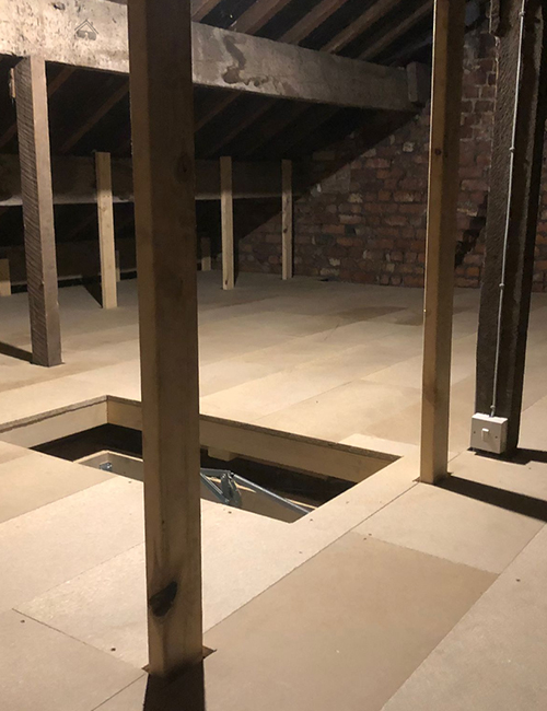 Older Property Loft Boarding