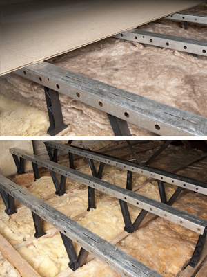 Raised Loft Sub Frame and Storage Boarding